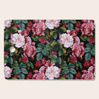 Red Floral Garden Cutting Board Gallery Image 1