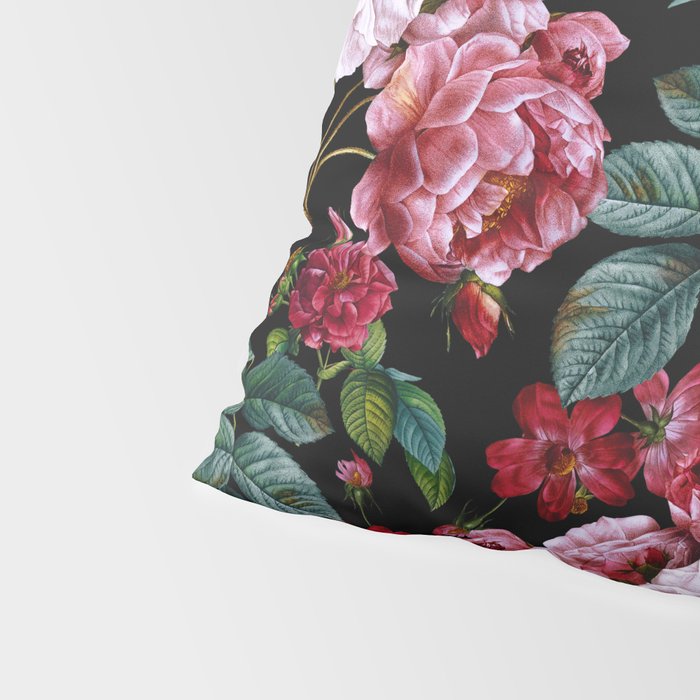 Red Floral Garden Pillow Sham Gallery Image 4