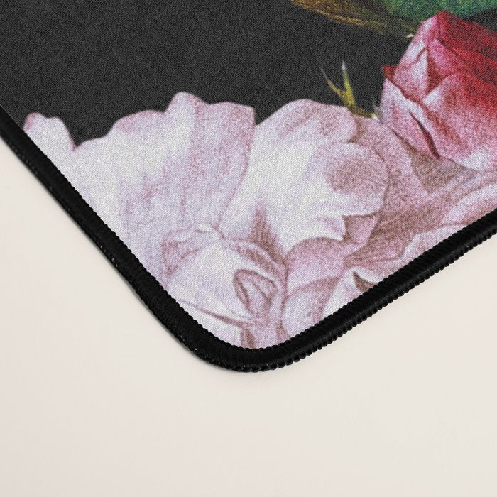 Red Floral Garden Desk Mat Gallery Image 4