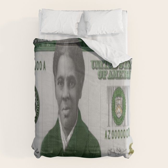Proposed African American Icon Harriet Tubman Single U.S. Mint 20 Dollar bill Comforter Gallery Image 6