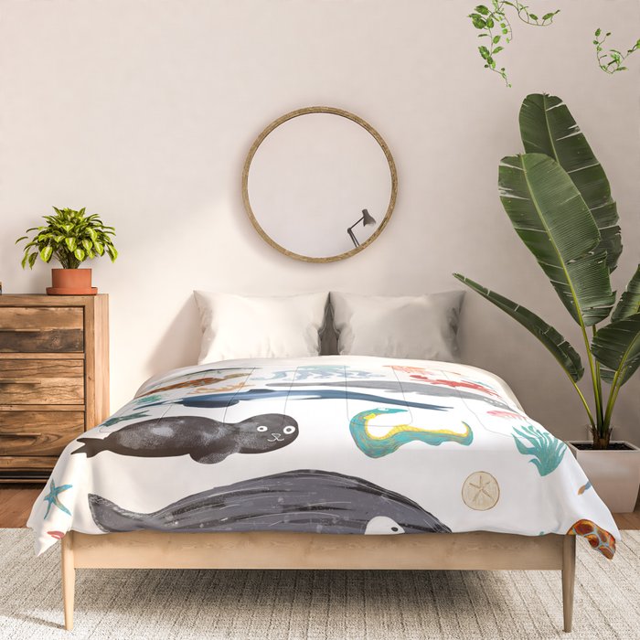 Sea Change: Ocean Animals Comforter Gallery Image 3