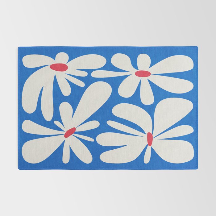 Bloom: Cobalt Blue Matisse Color Series 02 Rug Gallery Image 2