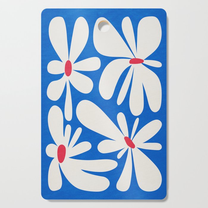 Bloom: Cobalt Blue Matisse Color Series 02 Cutting Board Gallery Image 1