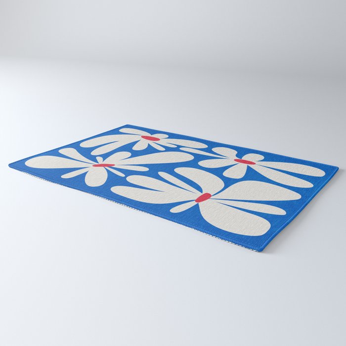 Bloom: Cobalt Blue Matisse Color Series 02 Rug Gallery Image 3