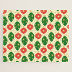 Vintage Christmas Ornaments Baubles Red Green Jigsaw Puzzle Gallery Image 1