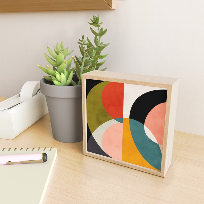 geometry shapes 3 Mini Art Print Gallery Image 2