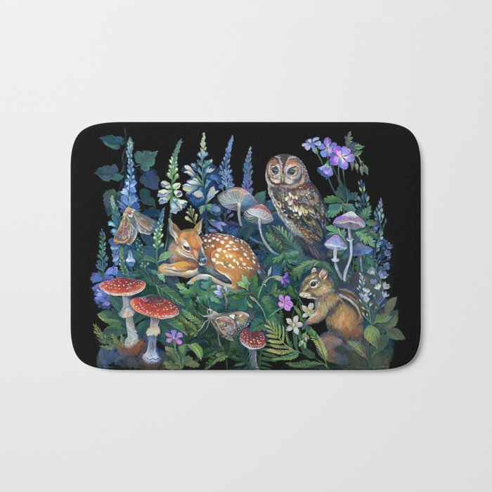 Enchanted Forest Bath Mat Gallery Image 1