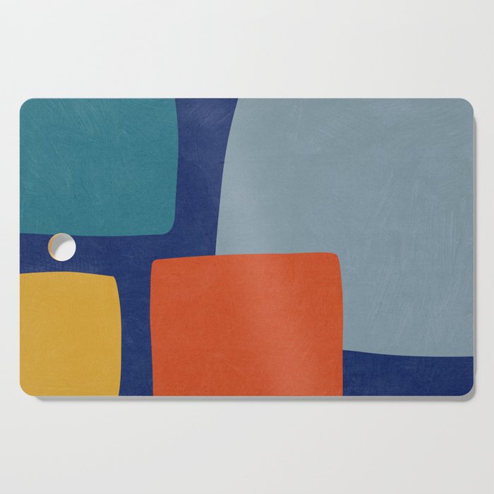 Modern Abstract Minimalism Artwork II Cutting Board Gallery Image 1