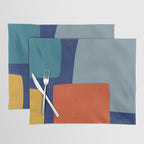 Modern Abstract Minimalism Artwork II Placemat Gallery Image 1
