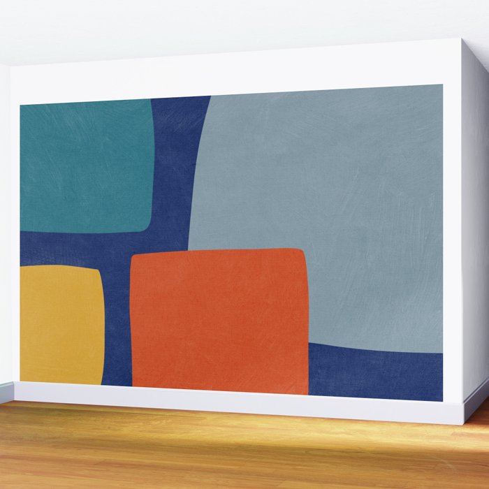 Modern Abstract Minimalism Artwork II Wall Mural Gallery Image 2