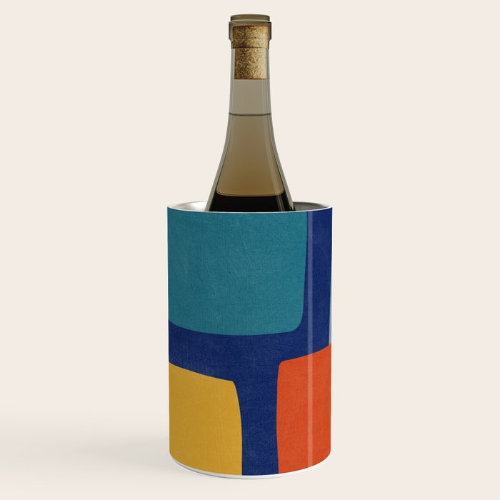 Modern Abstract Minimalism Artwork II Wine Chiller Gallery Image 2