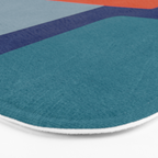 Modern Abstract Minimalism Artwork II Bath Mat Gallery Image 3