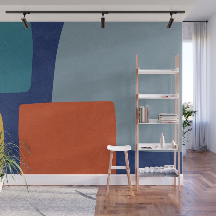 Modern Abstract Minimalism Artwork II Wall Mural Gallery Image 1