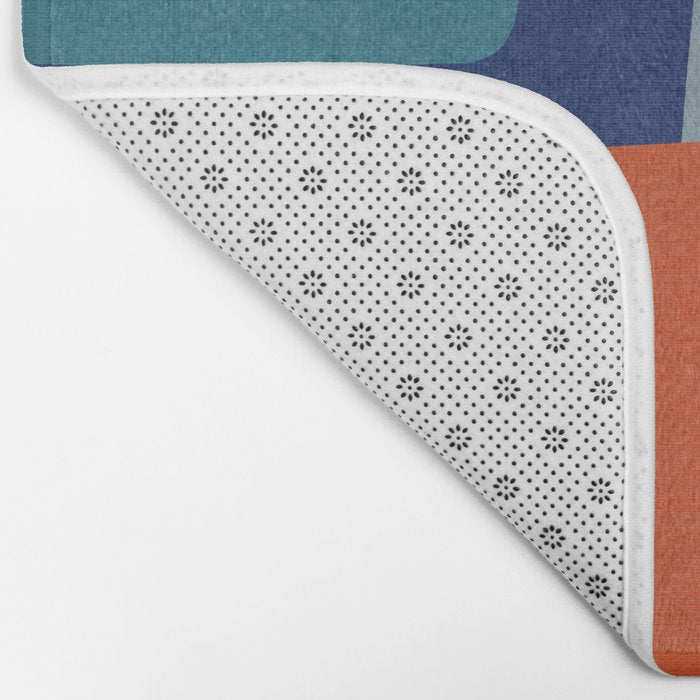 Modern Abstract Minimalism Artwork II Bath Mat Gallery Image 2