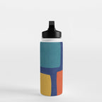 Modern Abstract Minimalism Artwork II Water Bottle Gallery Image 3