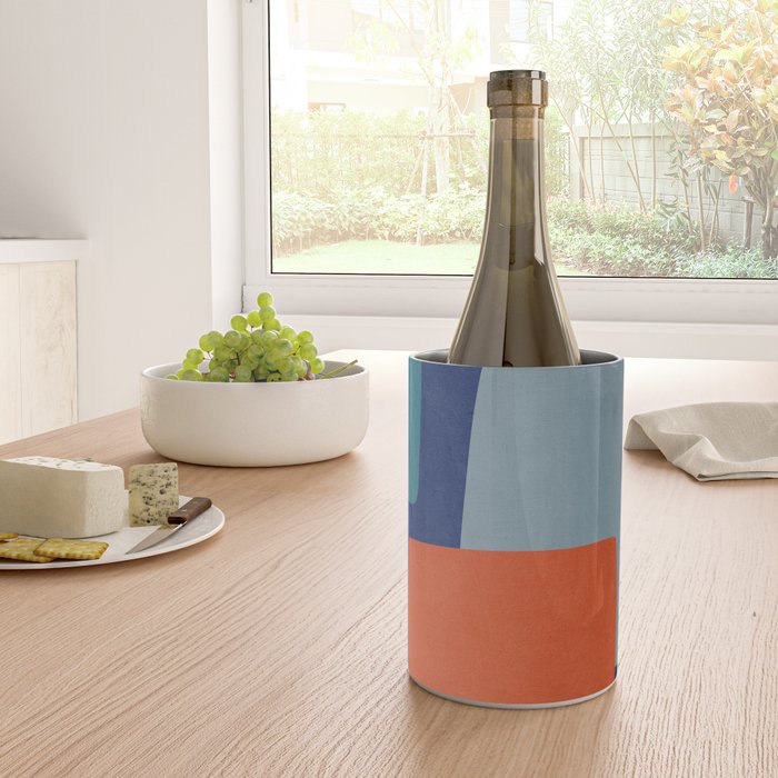 Modern Abstract Minimalism Artwork II Wine Chiller Gallery Image 4