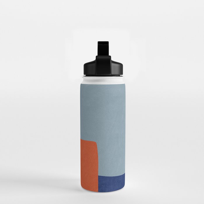 Modern Abstract Minimalism Artwork II Water Bottle Gallery Image 2
