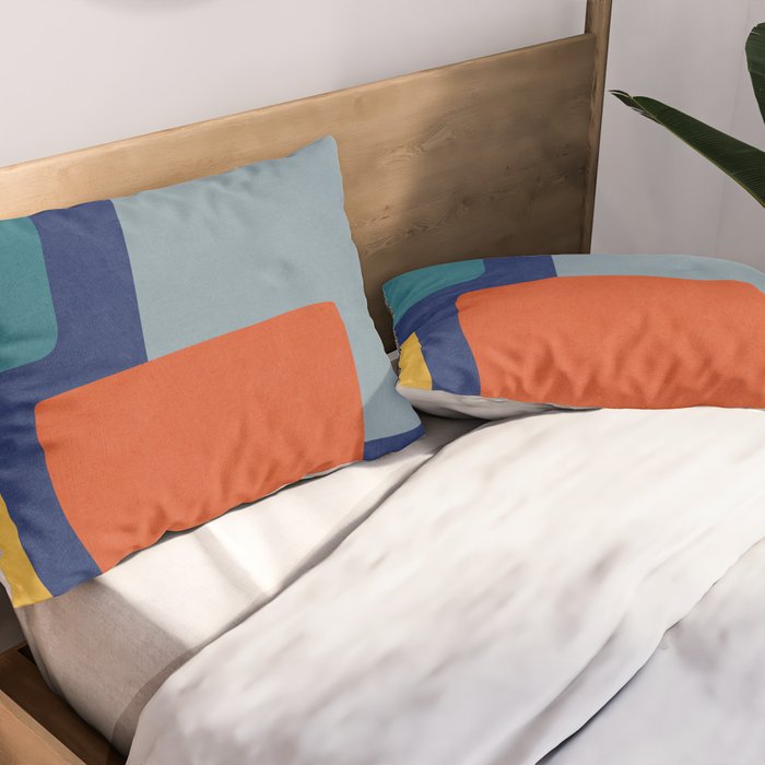 Modern Abstract Minimalism Artwork II Pillow Sham Gallery Image 2