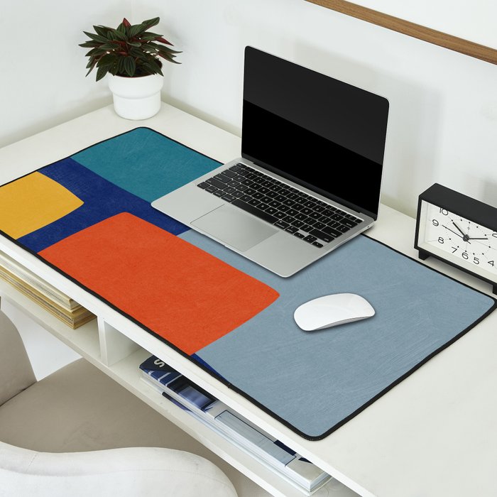 Modern Abstract Minimalism Artwork II Desk Mat Gallery Image 2
