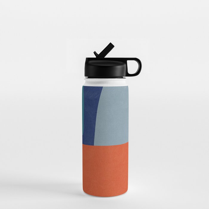 Modern Abstract Minimalism Artwork II Water Bottle Gallery Image 1