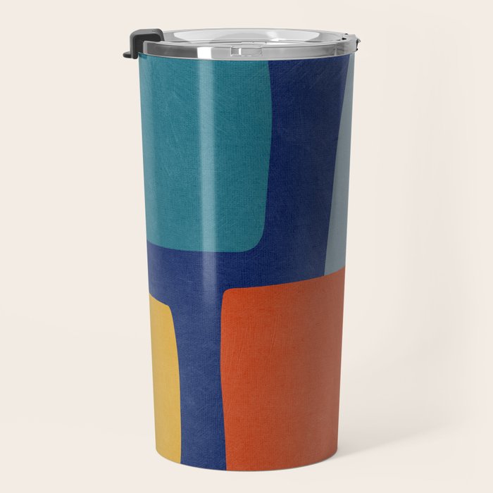 Modern Abstract Minimalism Artwork II Travel Mug Gallery Image 3