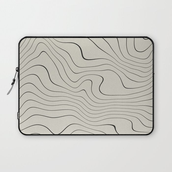 Line Distortion #1 Laptop Sleeve Gallery Image 1