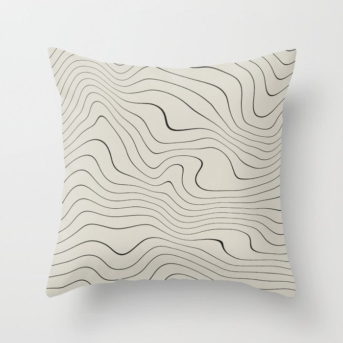 Line Distortion #1 Throw Pillow Gallery Image 6