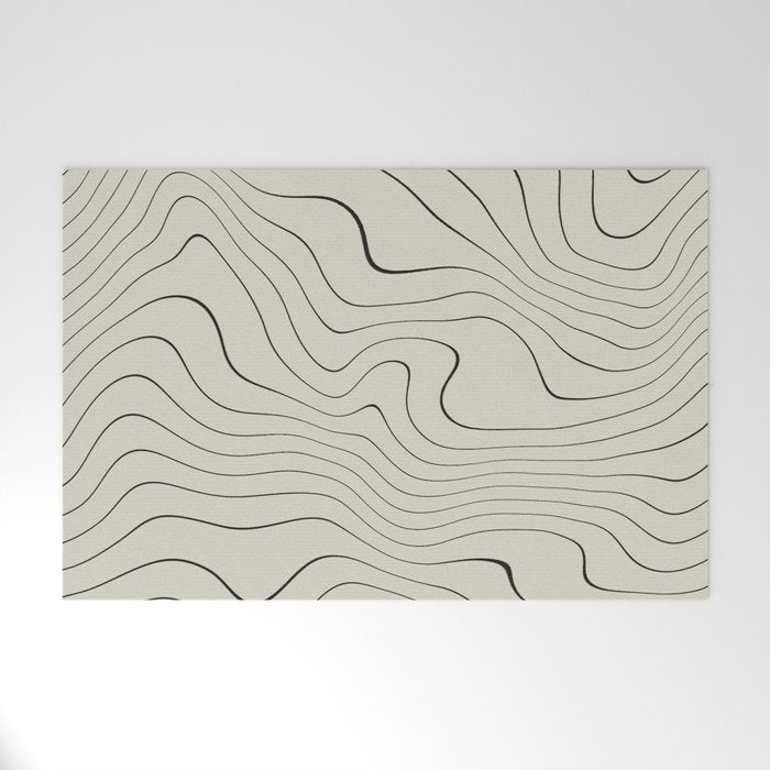 Line Distortion #1 Welcome Mat Gallery Image 1