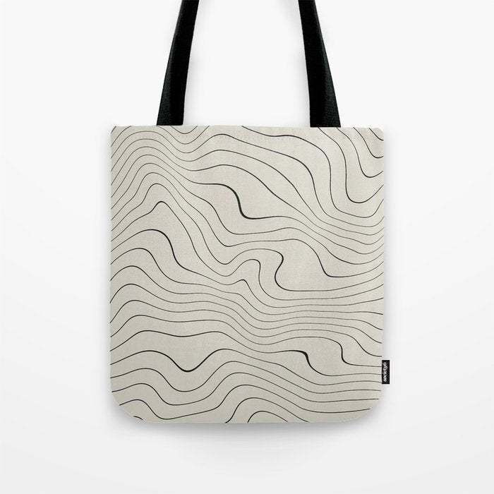 Line Distortion #1 Tote Bag Gallery Image 1