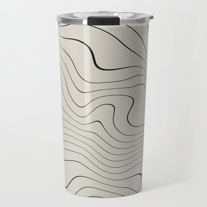 Line Distortion #1 Travel Mug Gallery Image 1