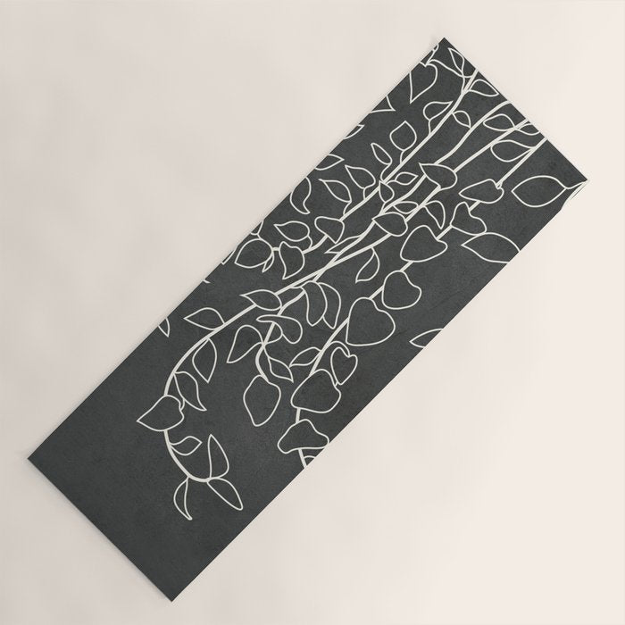 Minimalist Vines I Yoga Mat Gallery Image 1