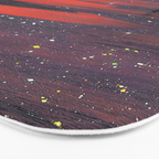 PINK BEACH | sunset | waves | ocean | sea | summer | nature | purple | stars | bling | sky | pink  Bath Mat Gallery Image 3