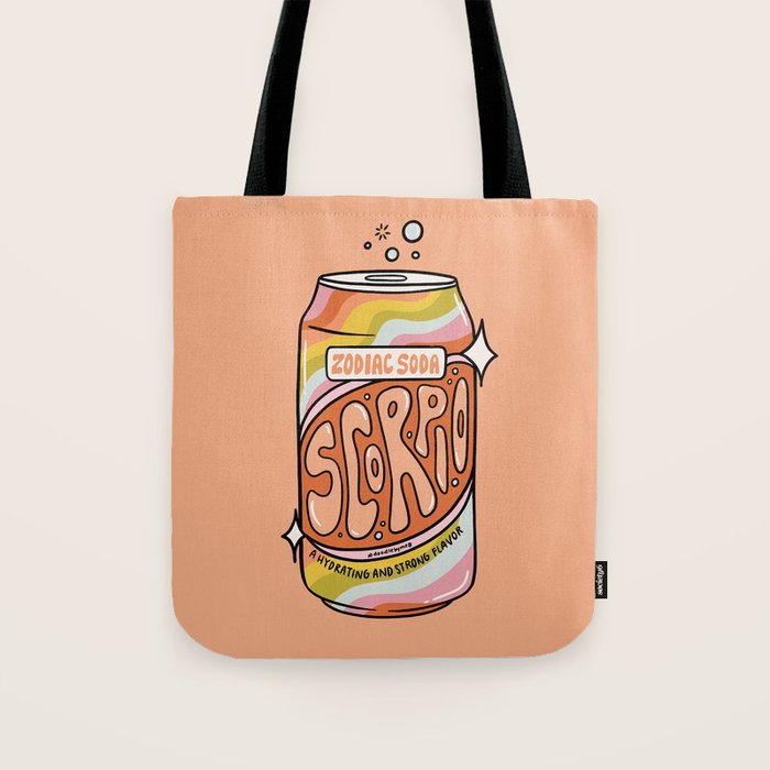 Scorpio Soda Tote Bag Gallery Image 1