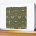 Celestial Forest Damask - fern green Wall Mural Gallery Image 2