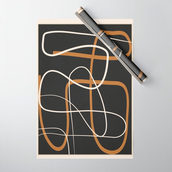 Minimalist Line Art 1 Wrapping Paper Gallery Image 1