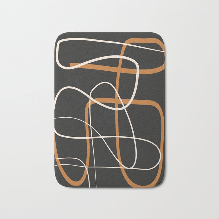 Minimalist Line Art 1 Bath Mat Gallery Image 1