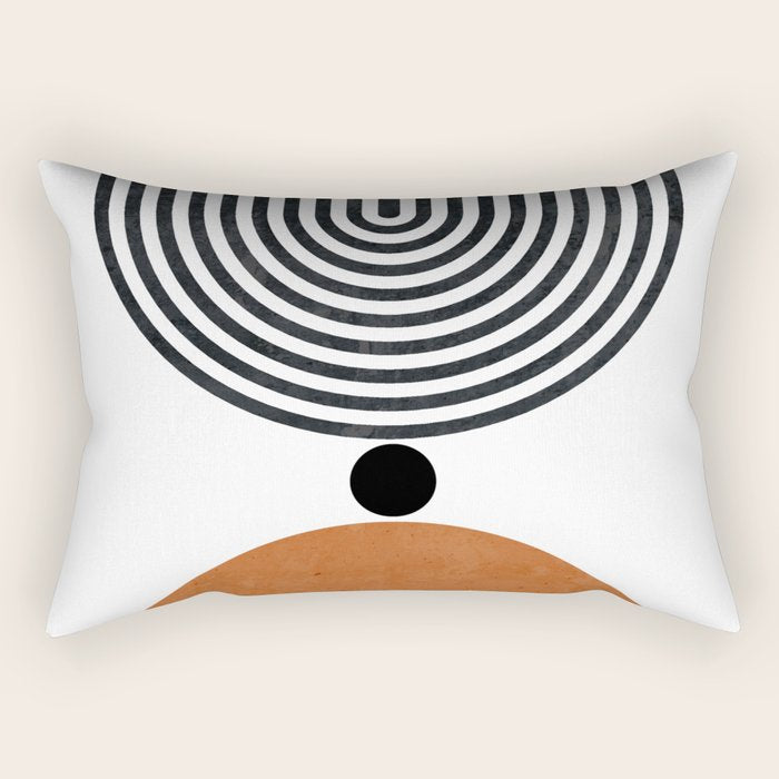 Abtract Modern Rectangular Pillow Gallery Image 2
