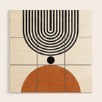 Abtract Modern Wood Wall Art Gallery Image 1