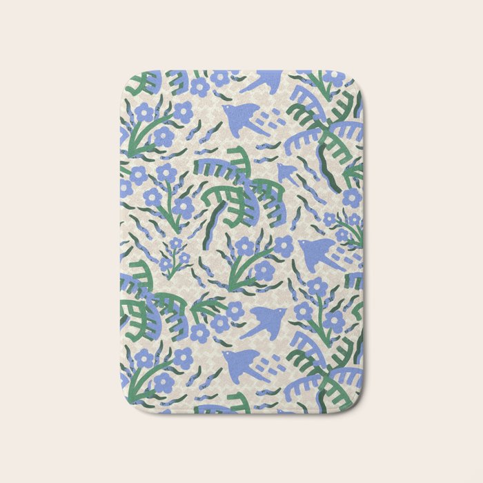 Coconut Spring Blossom, Nuts Bath Mat Gallery Image 1
