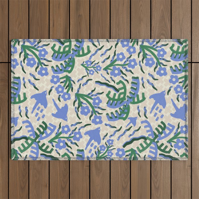 Coconut Spring Blossom, Nuts Outdoor Rug Gallery Image 1