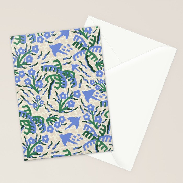 Coconut Spring Blossom, Nuts Stationery Card Gallery Image 2
