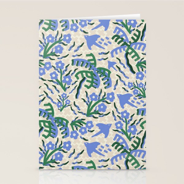 Coconut Spring Blossom, Nuts Stationery Card Gallery Image 1
