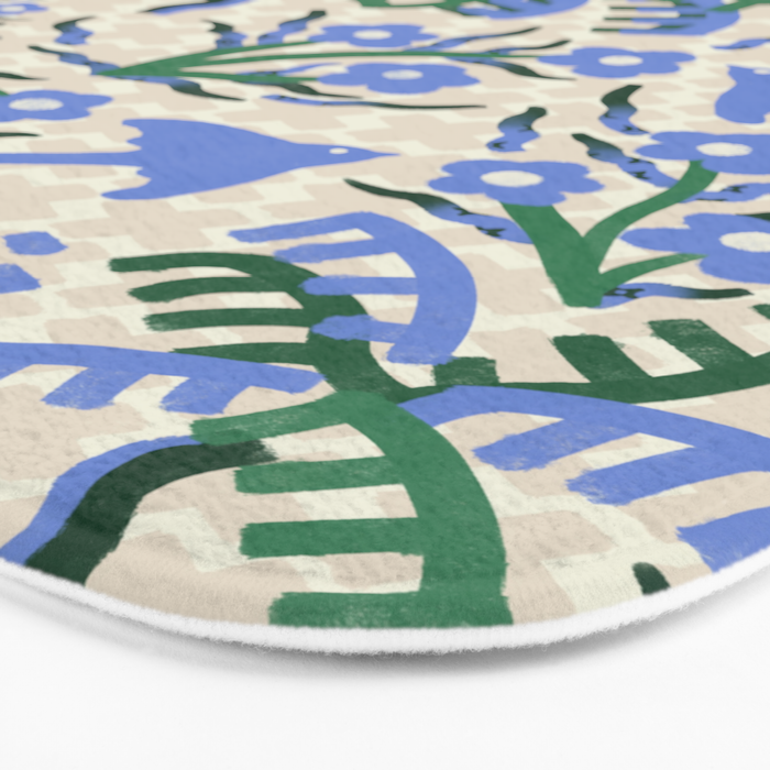 Coconut Spring Blossom, Nuts Bath Mat Gallery Image 3