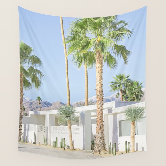 Modernist Desert, Palm Springs Wall Tapestry Gallery Image 4