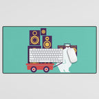Ready to Jam Desk Mat Gallery Image 1