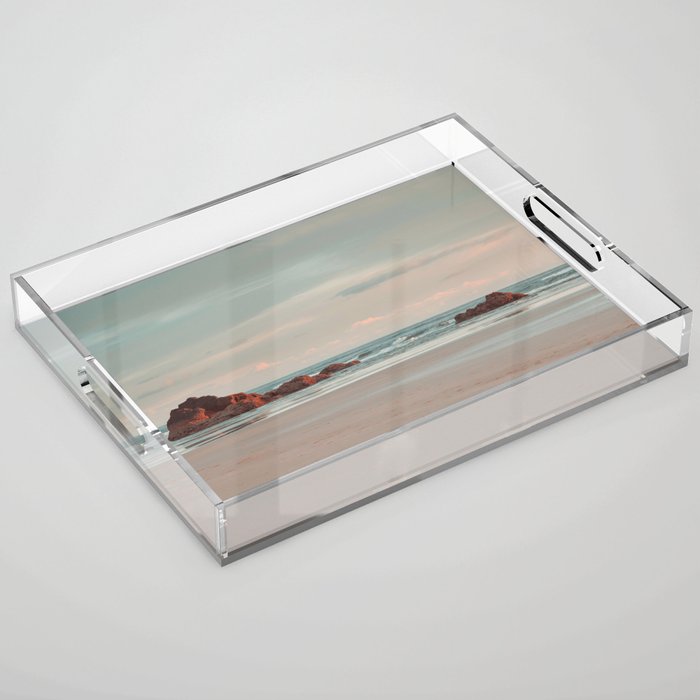 Oregon Sunrise - Cannon Beach Landscape Photography Acrylic Tray Gallery Image 1