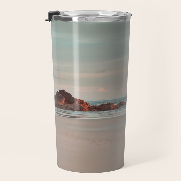 Oregon Sunrise - Cannon Beach Landscape Photography Travel Mug Gallery Image 3