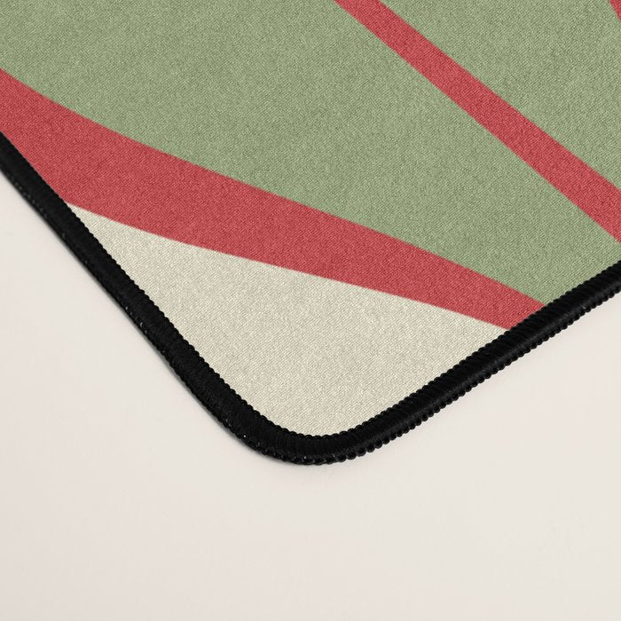 Mod Christmas Retro Xmas Hourglass Abstract Pattern  Desk Mat Gallery Image 4