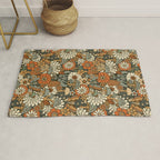 Mushroom Butterfly Garden Rug Gallery Image 1