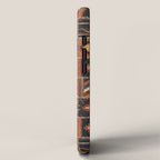 Geometric Tribal Patchwork Rug Design iPhone Case Gallery Image 2